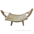 Removable Cover Cat Wooden Cat Hammock Bed